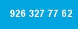 926 327 77 62 926 327 77 62